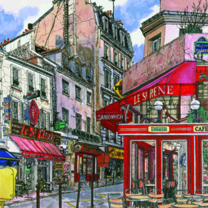 Café du Boulevard de Charonne / Café of the Boulevard de Charonne / シャロンヌ大通りのカッフェ