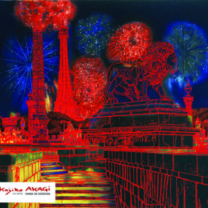 Le 14 juillet à la place de la Concorde E-098